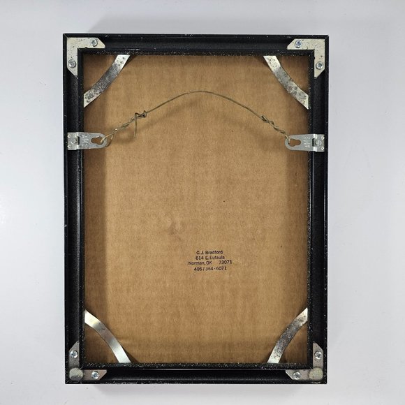 C. J. Bradford Signed Art Print Key To Relationship Framed Matted - Picture 8 of 8